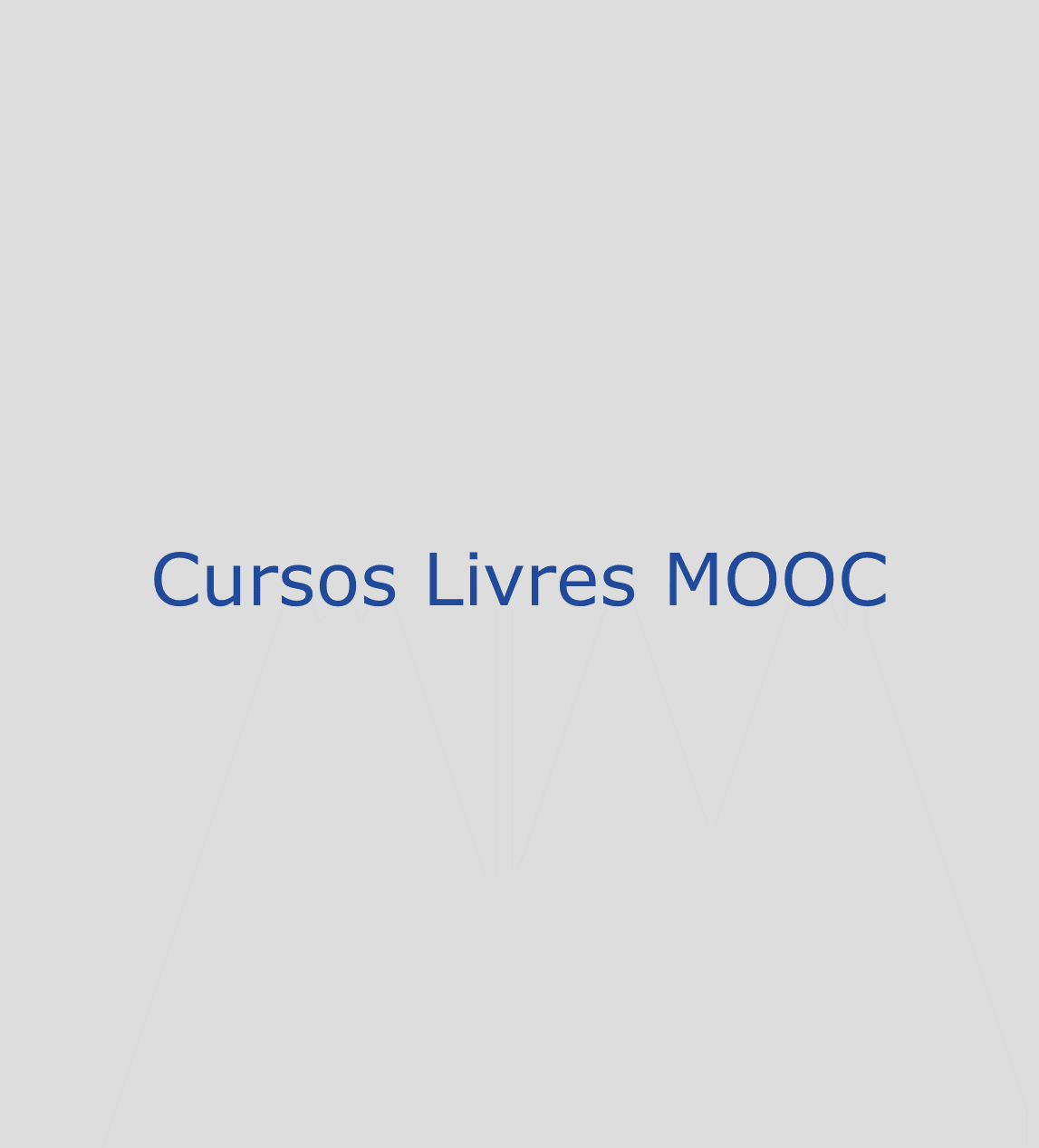 Cursos Livres MOOC