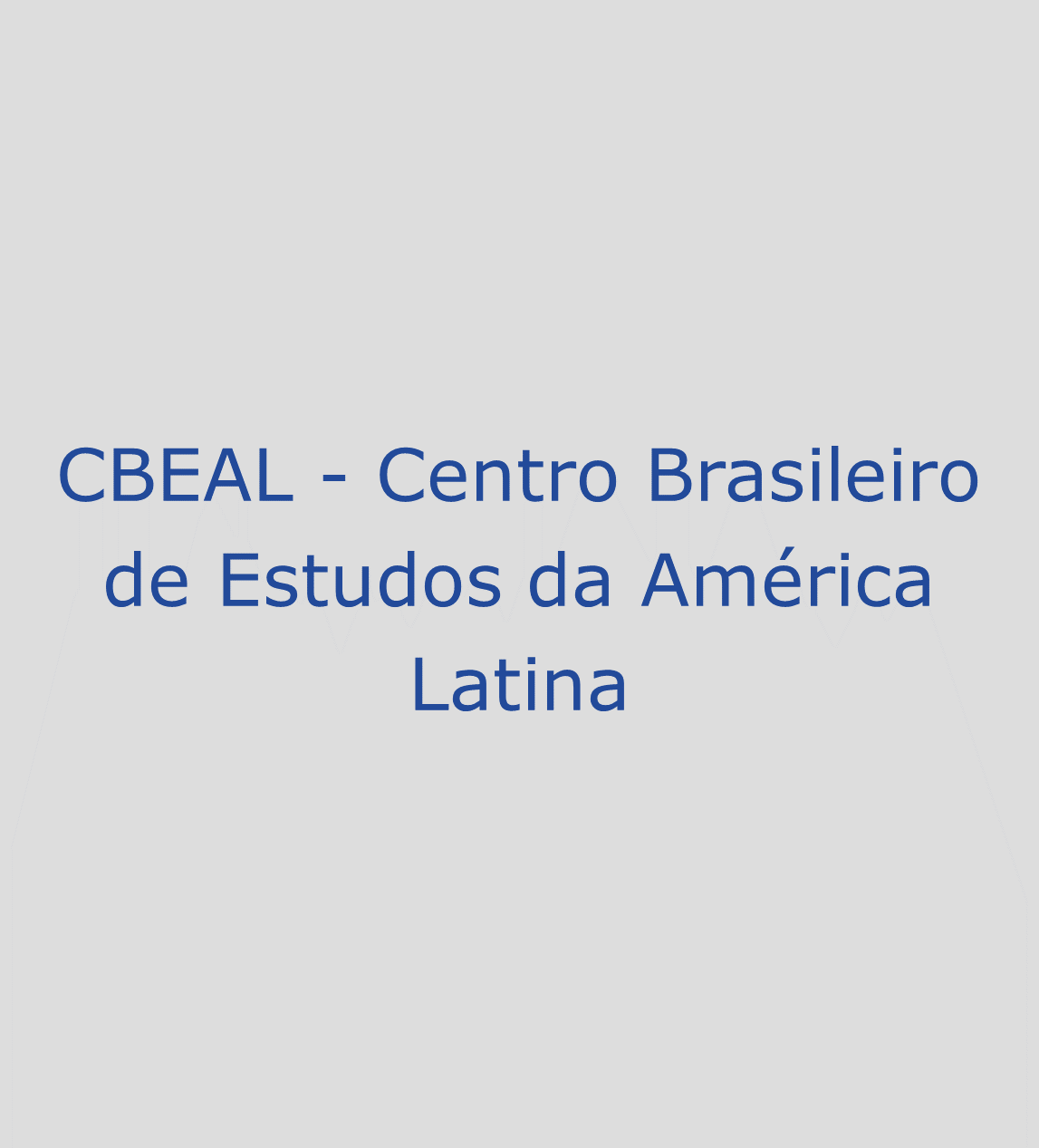 CBEAL – Centro Brasileiro de Estudos da América Latina